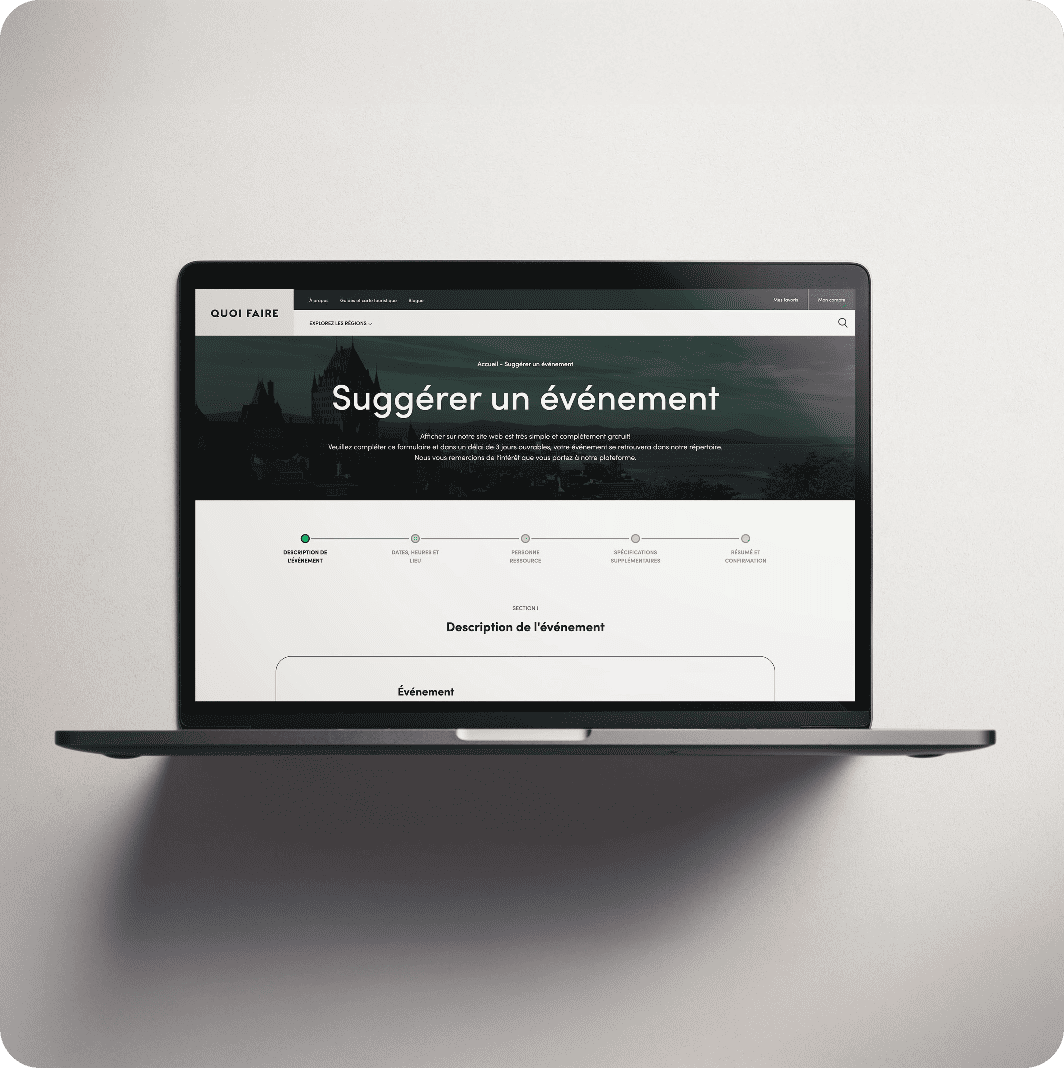 UNE PLATEFORME PENSÉE POUR TOI